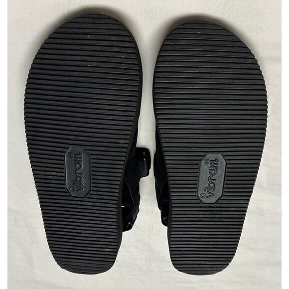 Suicoke WAS-V Black Sandals 41 (8 Men / 10 Women) Thick Vibram Sole Kissee EUC main image 9